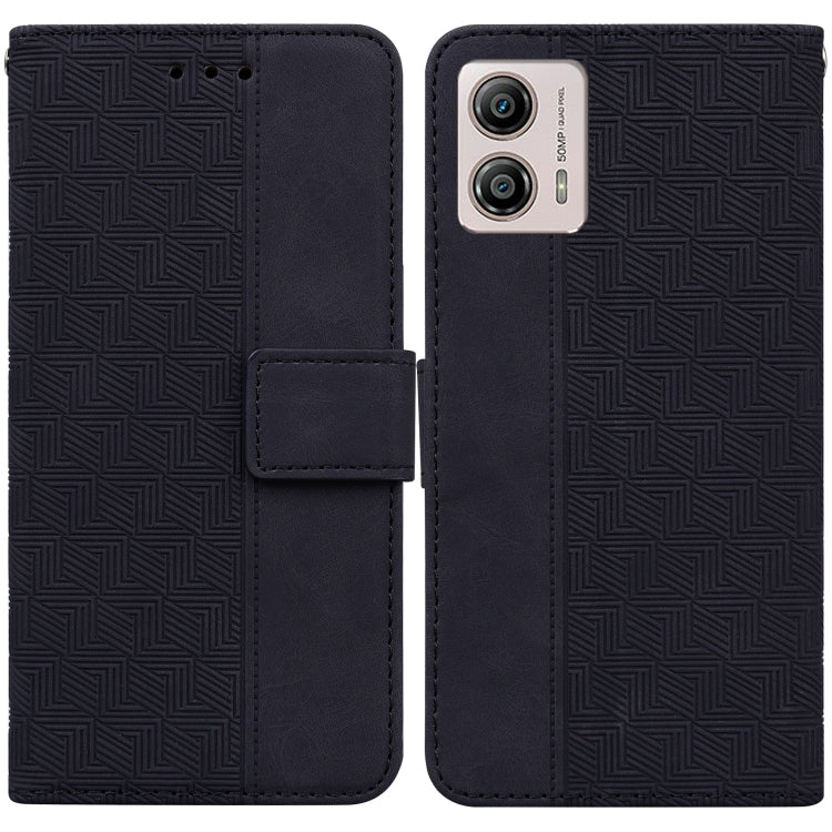 For Motorola Moto G13 / G23 / G53 Geometric Embossed Leather Phone Case