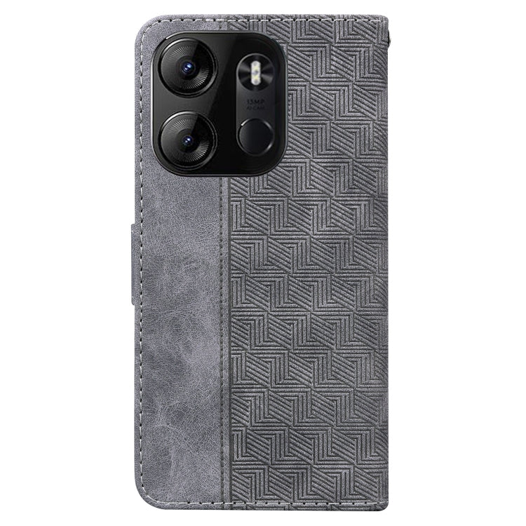 For Tecno Spark Go 2023 / Pop 7 Pro Geometric Embossed Leather Phone Case