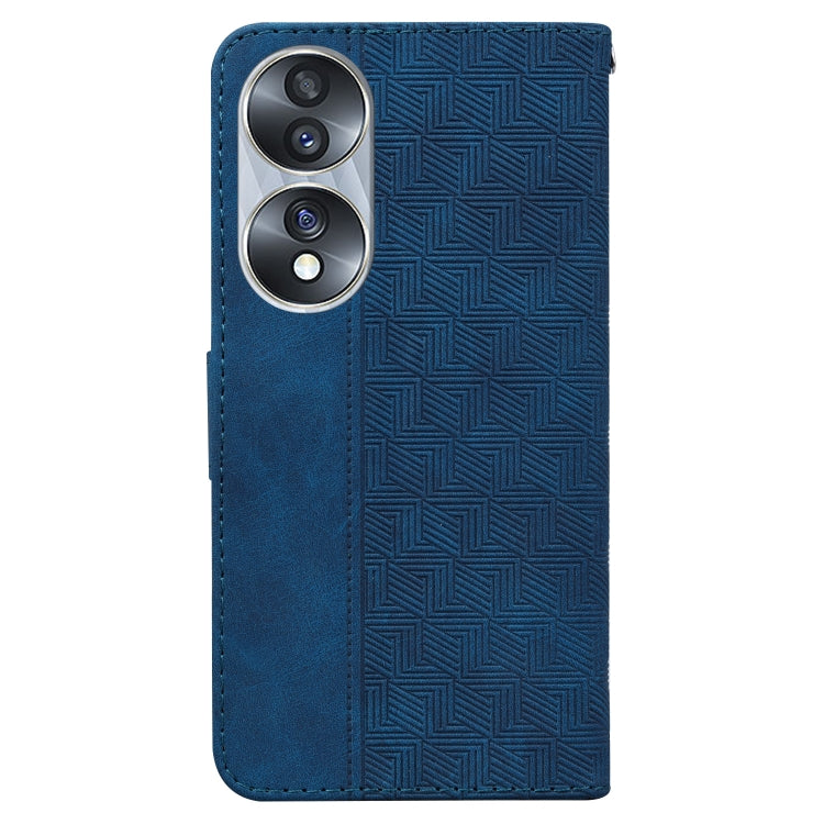 For Honor 70 Geometric Embossed Leather Phone Case
