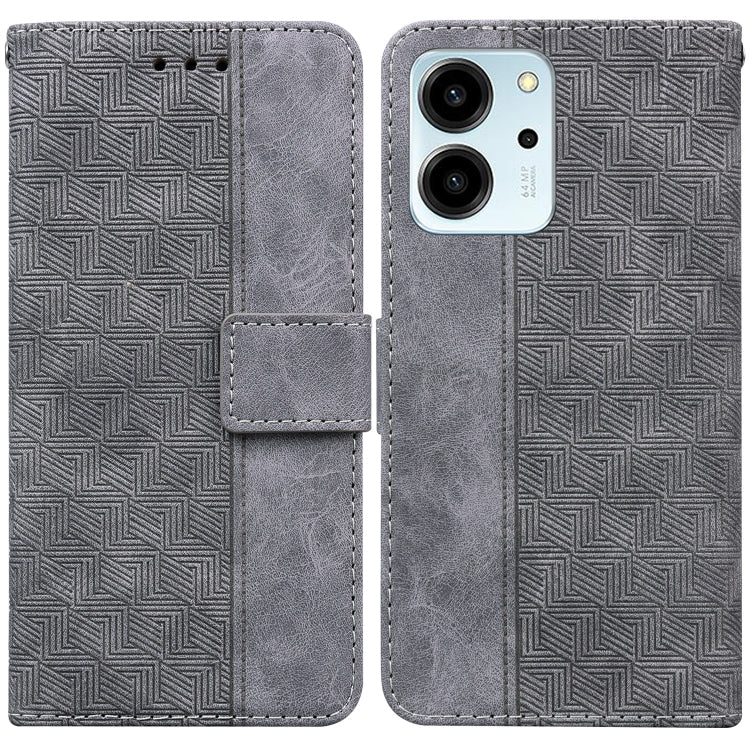 For Honor 80 SE Geometric Embossed Leather Phone Case