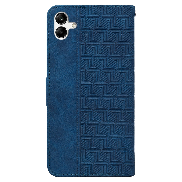 For Samsung Galaxy A04e / F04 / M04 Geometric Embossed Leather Phone Case