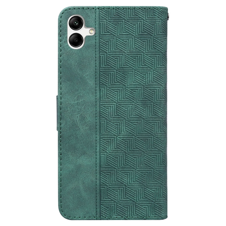 For Samsung Galaxy A04e / F04 / M04 Geometric Embossed Leather Phone Case