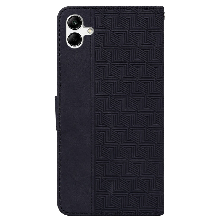 For Samsung Galaxy A04e / F04 / M04 Geometric Embossed Leather Phone Case