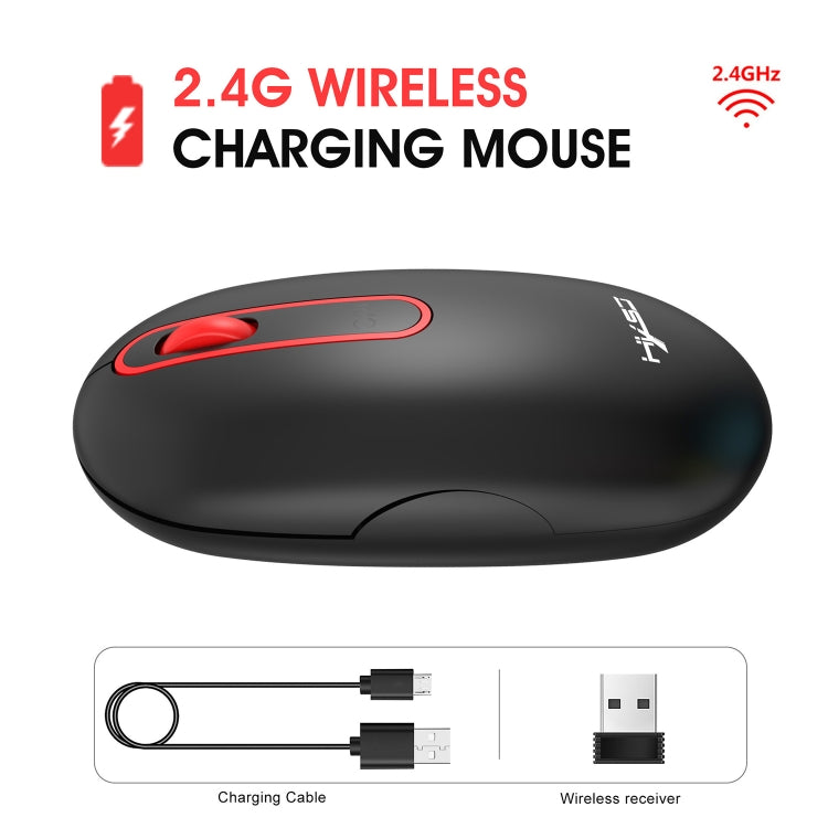 HXSJ T15 2.4GHz 4 Keys Wireless Mute Mouse