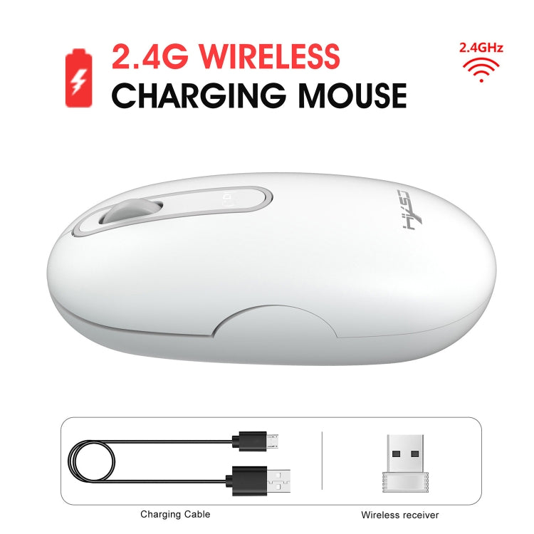 HXSJ T15 2.4GHz 4 Keys Wireless Mute Mouse