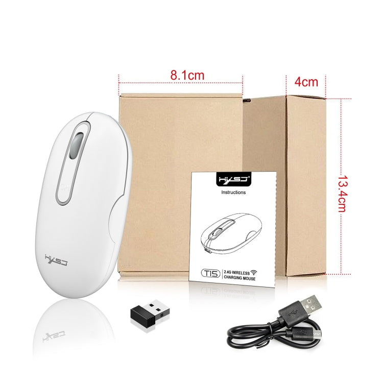 HXSJ T15 2.4GHz 4 Keys Wireless Mute Mouse
