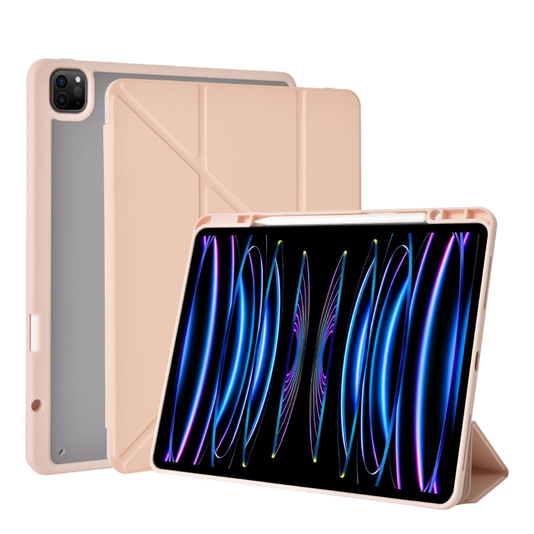 For iPad 12.9 WiWU PU + TPU Smart Tablet Case with Pen Slot