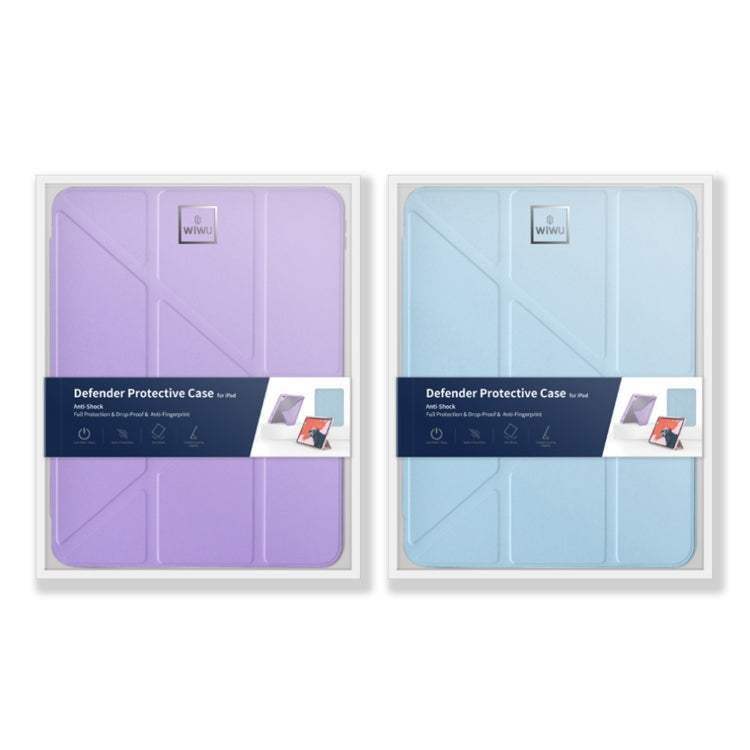 For iPad 12.9 WiWU PU + TPU Smart Tablet Case with Pen Slot