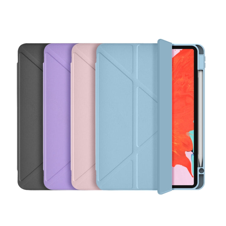 For iPad 12.9 WiWU PU + TPU Smart Tablet Case with Pen Slot