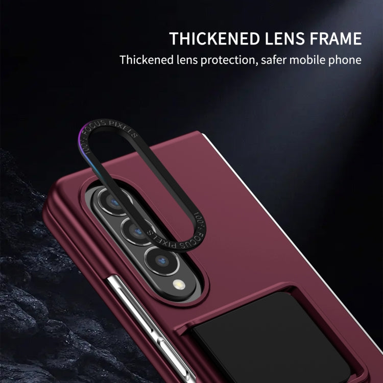 For Samsung Galaxy Z Fold3 5G Three-dimensional Folding Holder PC Phone Case