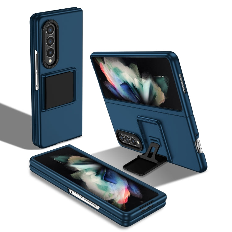 For Samsung Galaxy Z Fold3 5G Three-dimensional Folding Holder PC Phone Case
