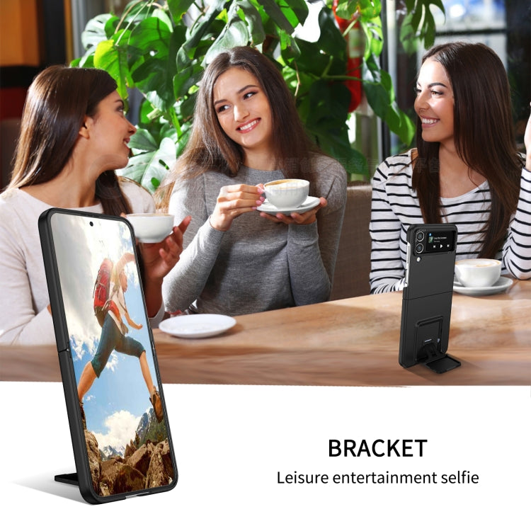 For Samsung Galaxy Z Flip4 5G Three-dimensional Folding Holder PC Phone Case