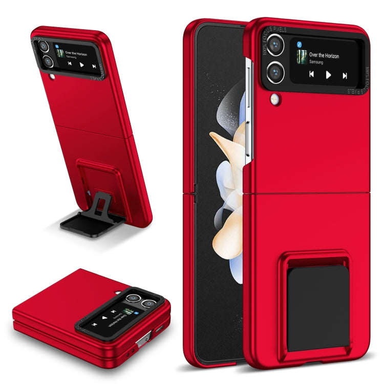 For Samsung Galaxy Z Flip4 5G Three-dimensional Folding Holder PC Phone Case
