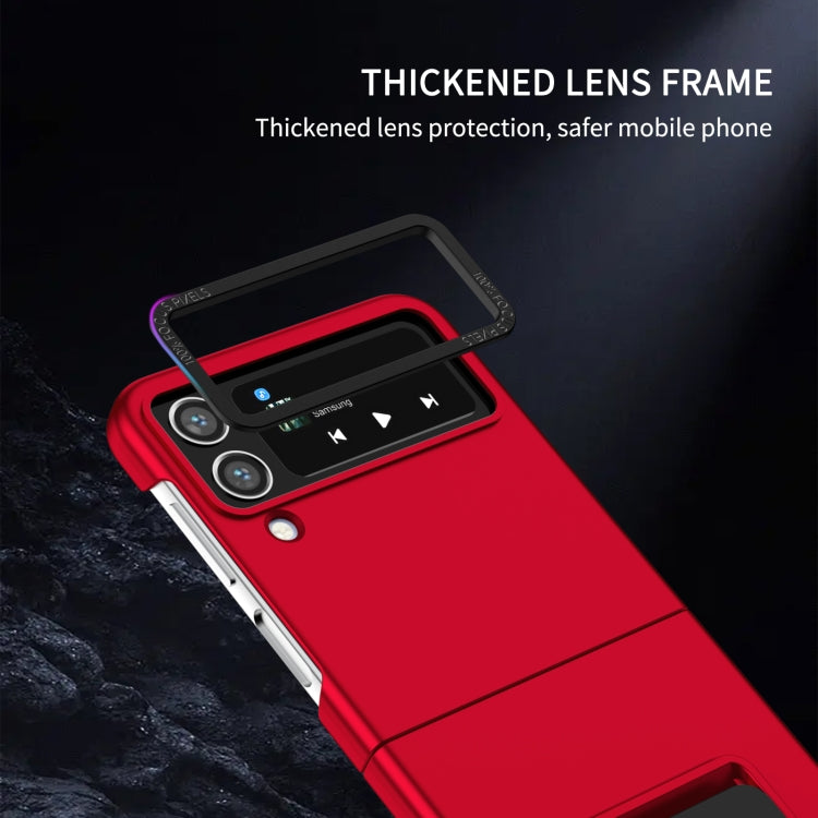 For Samsung Galaxy Z Flip4 5G Three-dimensional Folding Holder PC Phone Case