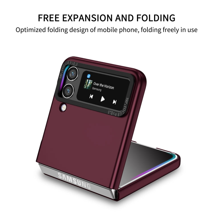 For Samsung Galaxy Z Flip4 5G Three-dimensional Folding Holder PC Phone Case