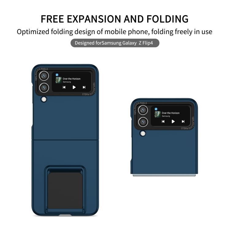 For Samsung Galaxy Z Flip4 5G Three-dimensional Folding Holder PC Phone Case
