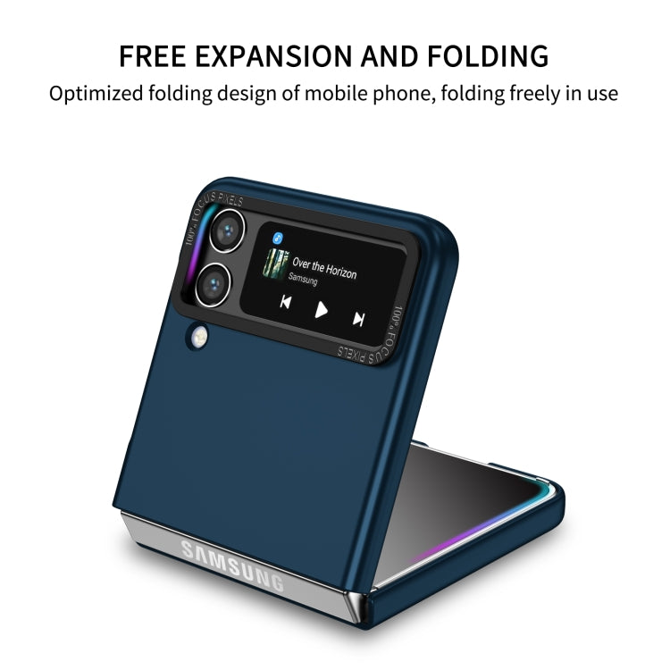 For Samsung Galaxy Z Flip4 5G Three-dimensional Folding Holder PC Phone Case