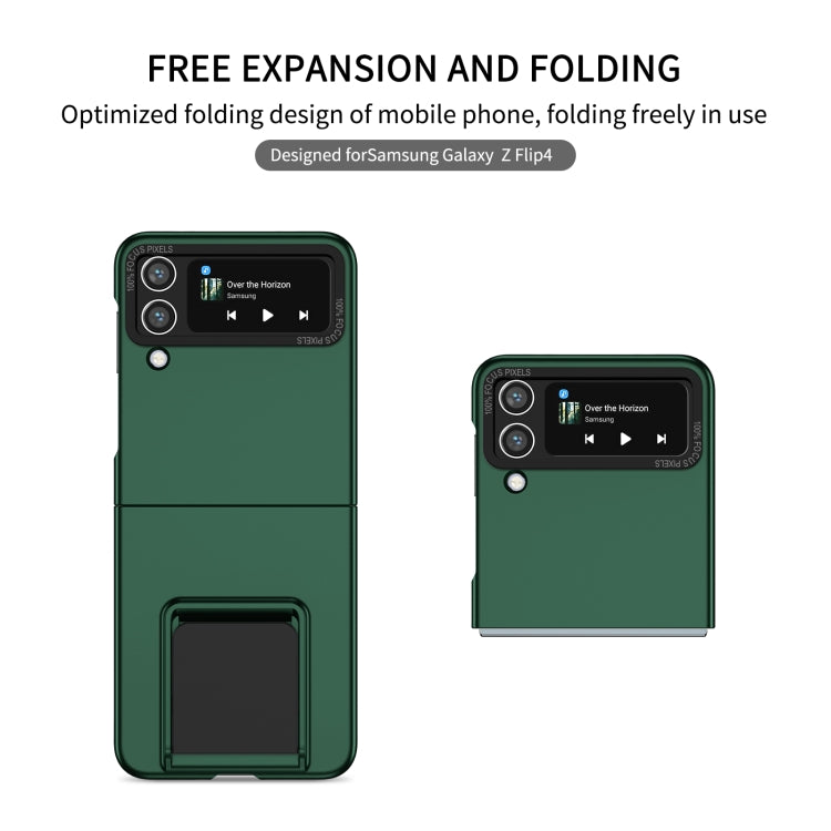 For Samsung Galaxy Z Flip4 5G Three-dimensional Folding Holder PC Phone Case