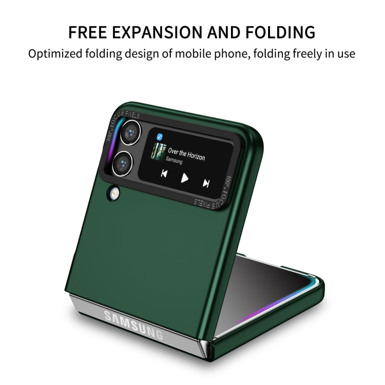 For Samsung Galaxy Z Flip4 5G Three-dimensional Folding Holder PC Phone Case