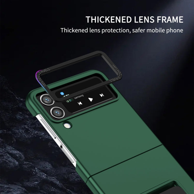 For Samsung Galaxy Z Flip4 5G Three-dimensional Folding Holder PC Phone Case