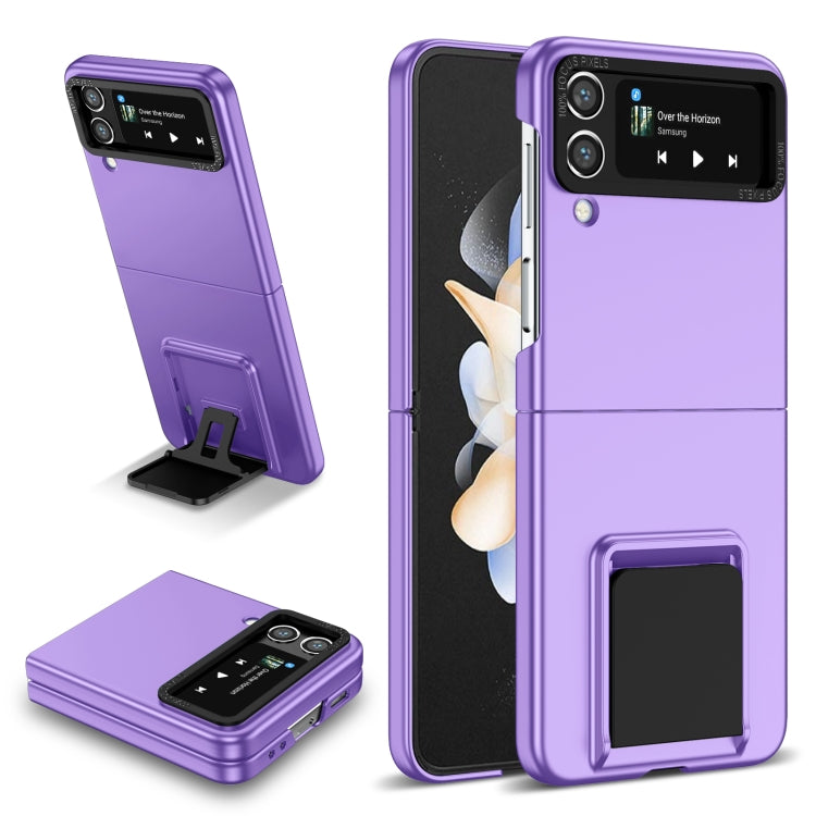 For Samsung Galaxy Z Flip4 5G Three-dimensional Folding Holder PC Phone Case