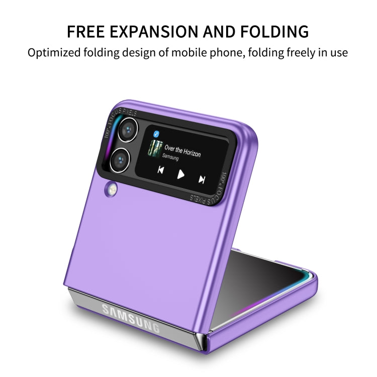For Samsung Galaxy Z Flip4 5G Three-dimensional Folding Holder PC Phone Case