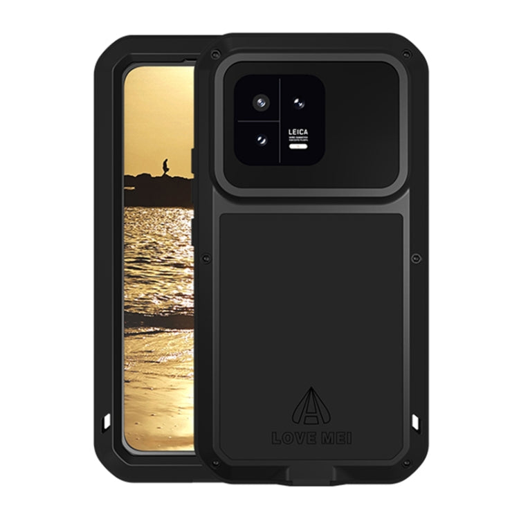 For Xiaomi 13 LOVE MEI Metal Shockproof Life Waterproof Dustproof Phone Case