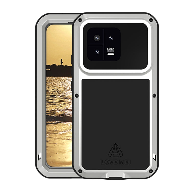 For Xiaomi 13 LOVE MEI Metal Shockproof Life Waterproof Dustproof Phone Case