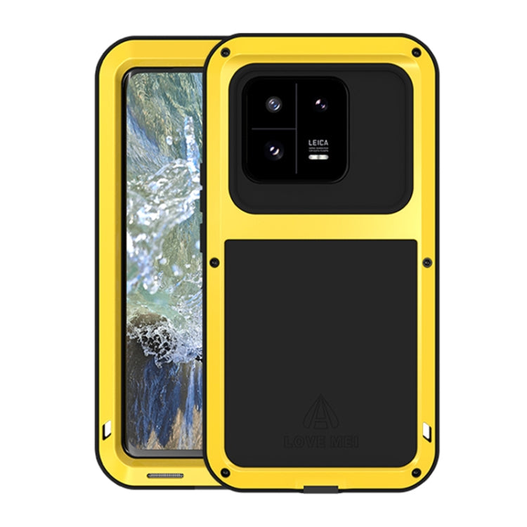 For Xiaomi 13 Pro LOVE MEI Metal Shockproof Life Waterproof Dustproof Phone Case