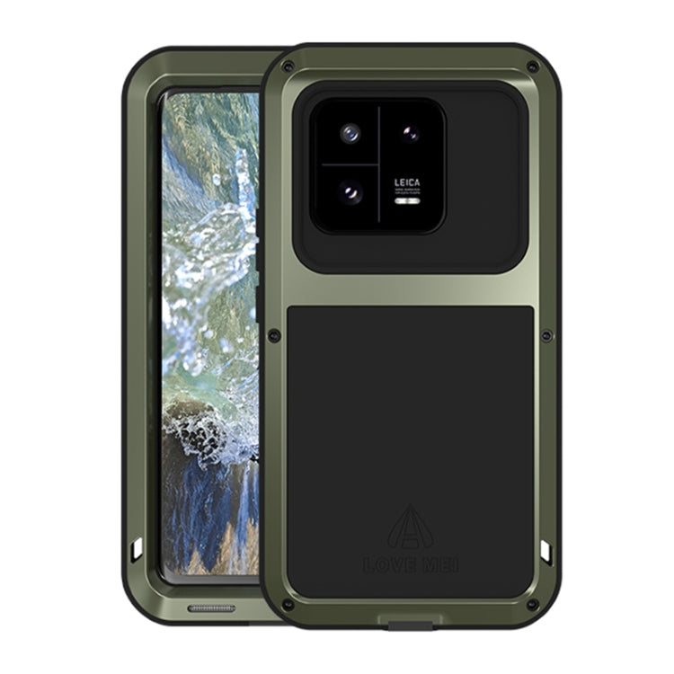 For Xiaomi 13 Pro LOVE MEI Metal Shockproof Life Waterproof Dustproof Phone Case