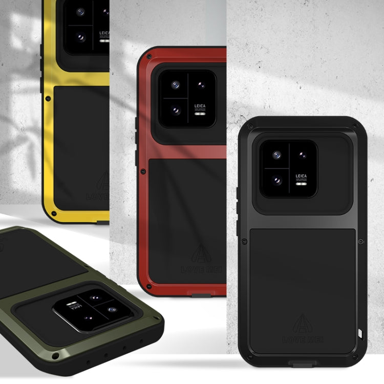 For Xiaomi 13 Pro LOVE MEI Metal Shockproof Life Waterproof Dustproof Phone Case