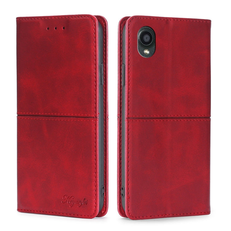 For Kyocera Digno BX2-Digno SX2-A101KC Cow Texture Magnetic Horizontal Flip Leather Phone Case