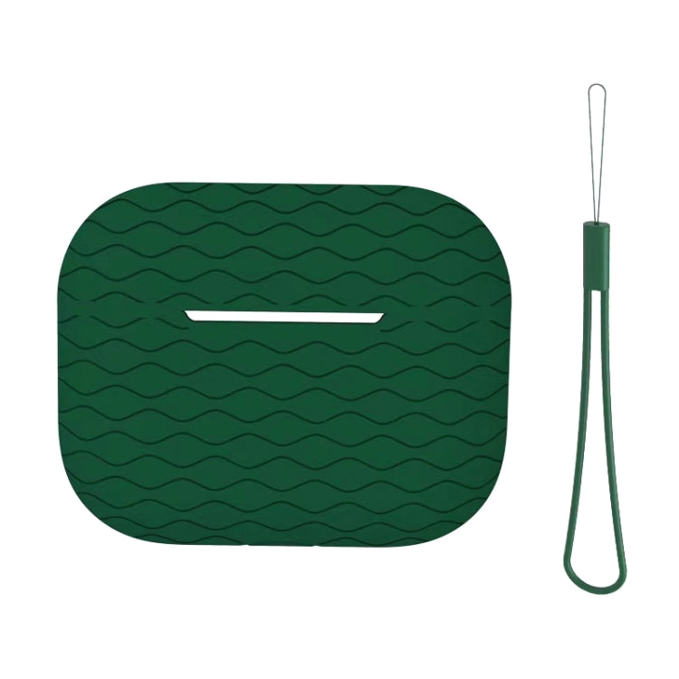 For AirPods Pro 2 Wave Pattern Silicone Earphone Case
