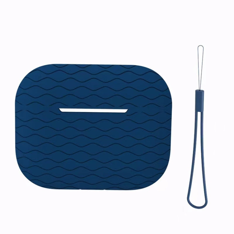 For AirPods Pro 2 Wave Pattern Silicone Earphone Case
