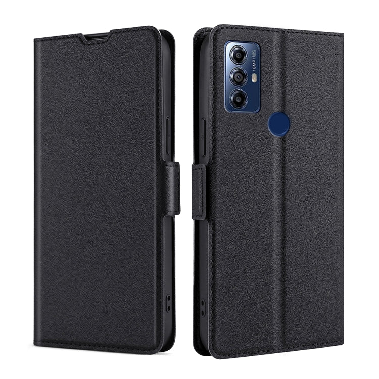 For Motorola Moto G Play 2023 Ultra-thin Voltage Side Buckle Horizontal Flip Leather Phone Case