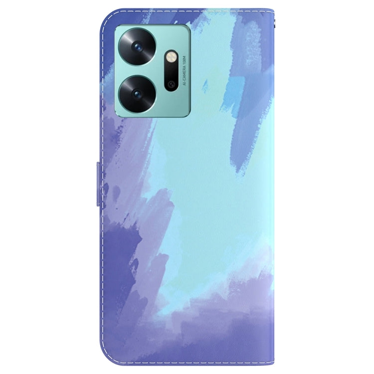 For Infinix Zero 20 Watercolor Pattern Flip Leather Phone Case