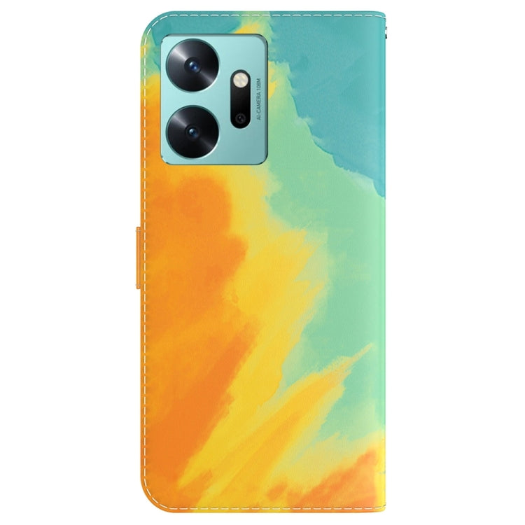 For Infinix Zero 20 Watercolor Pattern Flip Leather Phone Case
