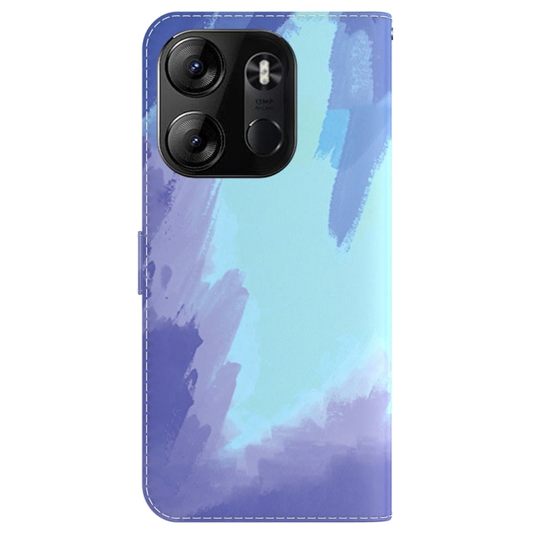 For Tecno Spark Go 2023 / Pop 7 Pro Watercolor Pattern Flip Leather Phone Case