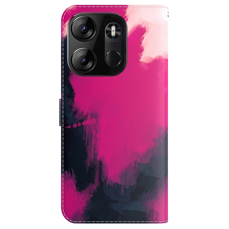 For Tecno Spark Go 2023 / Pop 7 Pro Watercolor Pattern Flip Leather Phone Case