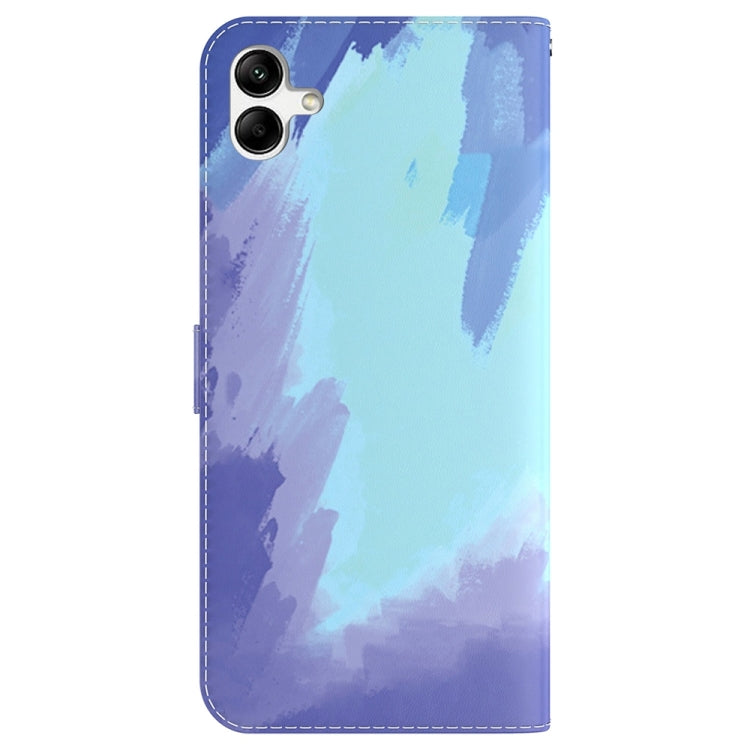 For Samsung Galaxy A04e / F04 / M04 Watercolor Pattern Flip Leather Phone Case