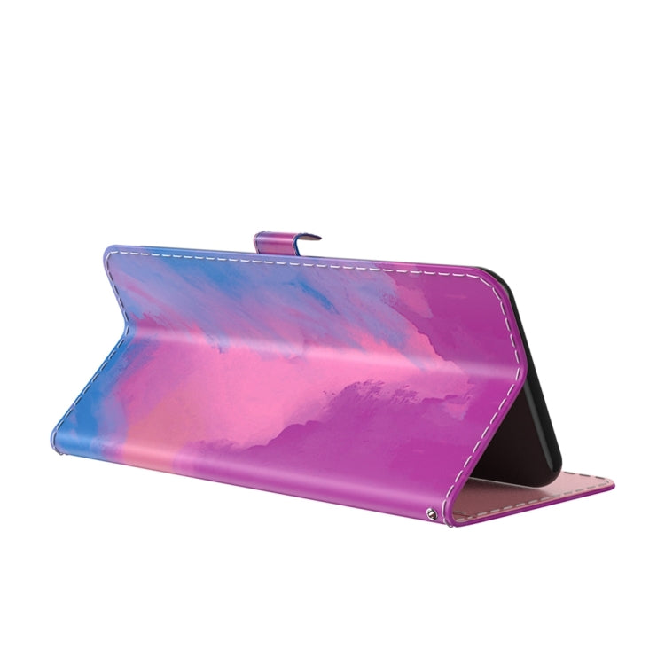 For Samsung Galaxy A04e / F04 / M04 Watercolor Pattern Flip Leather Phone Case