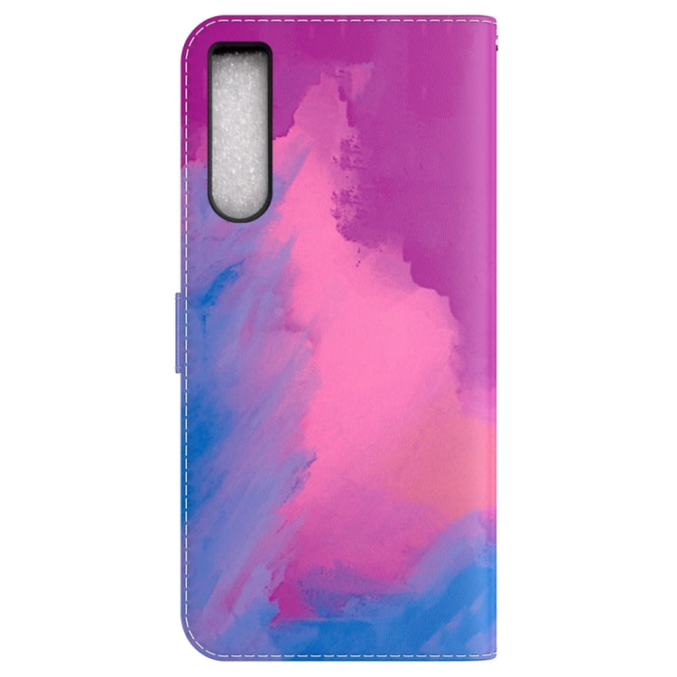 For Sony Xperia 10 IV 2023 Watercolor Pattern Flip Leather Phone Case