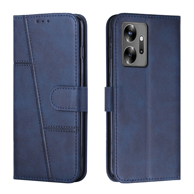 For Infinix Zero 20 Stitching Calf Texture Buckle Leather Phone Case