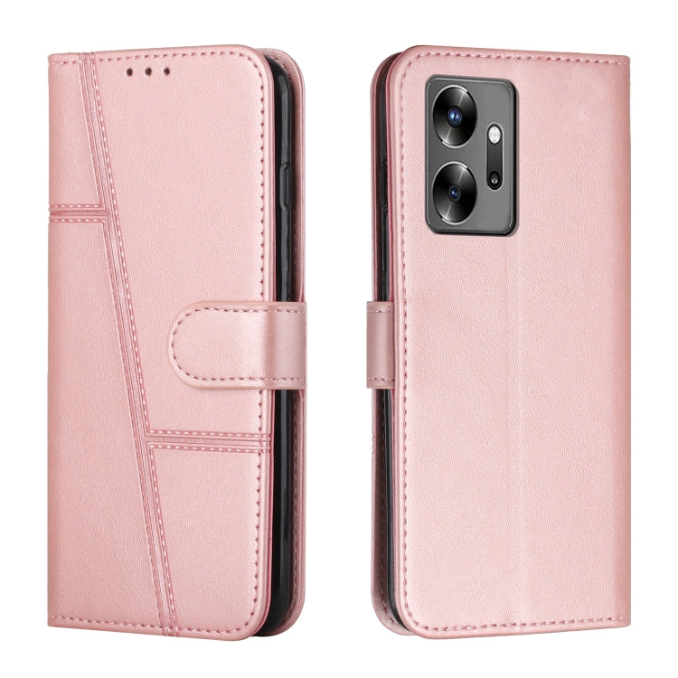 For Infinix Zero 20 Stitching Calf Texture Buckle Leather Phone Case