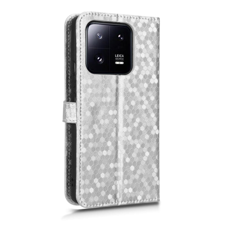 For Xiaomi 13 Honeycomb Dot Texture Leather Phone Case