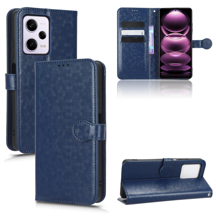 For Xiaomi Redmi Note12 Pro+ Honeycomb Dot Texture Leather Phone Case