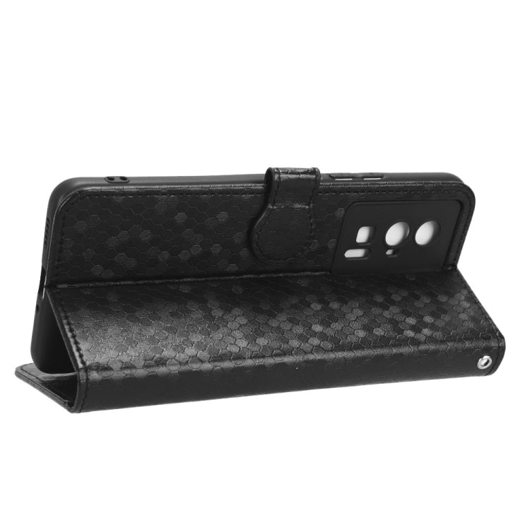 For Xiaomi Redmi K60 5G / K60 Pro / K60 Championship Edition Honeycomb Dot Texture Leather Phone Case