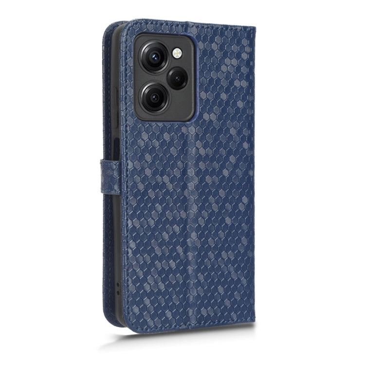 For Xiaomi Redmi Note 12 Pro Speed / Xiaomi Poco X5 Pro 5G Honeycomb Dot Texture Leather Phone Case