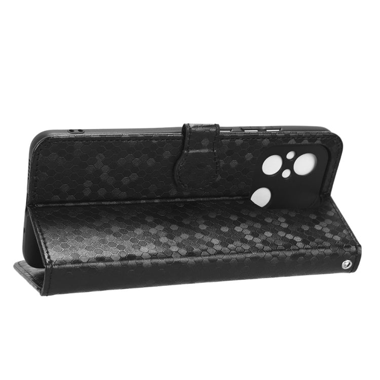 For Xiaomi Redmi 12C / Redmi 11A 4G Global Honeycomb Dot Texture Leather Phone Case