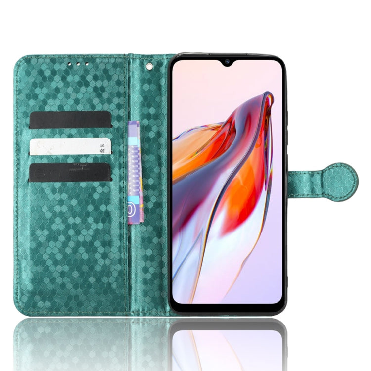 For Xiaomi Redmi 12C / Redmi 11A 4G Global Honeycomb Dot Texture Leather Phone Case